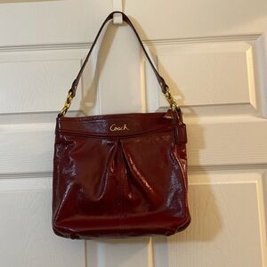 Vintage Coach Ashley Convertible Red Shoulder Bag